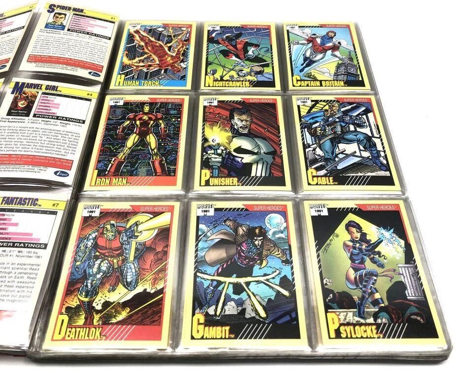 1991 Marvel Comics card set #1-162