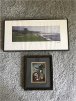 2 Framed Pieces Artwork