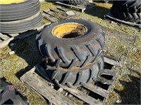 2- 17.5L-15 Firestone Tires w/ Rims