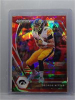 George Kittle 2021 Prizm Red Cracked Ice
