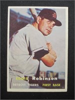 1957 TOPPS #238 EDDIE ROBINSON TIGERS