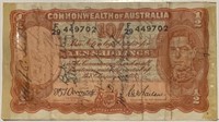 1941-48 Australia 1/2 L Banknote