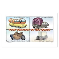 Bizarro! "Food Cars" Numbered Limited Edition Hand