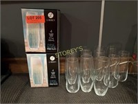 8 New Libbey Glasses & 12 Used