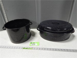 Graniteware roaster and canner