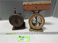 Pair of antique scales