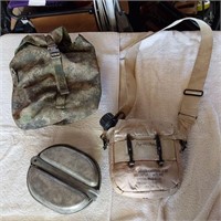 Mess kit, backpck & canteen