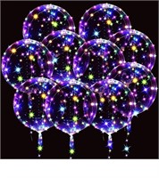 (New) LED Bobo balloons 10 PACKS, Light Up