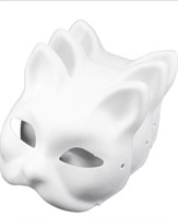 (New) Yarizm Cat Mask White Paper Blank Hand