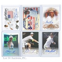 Signed 2015-2018 Leaf ATP Tennis Cards (COA) (6)