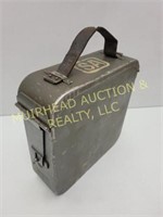 METAL AMMUNITION CAN 10"x11"x3.5"