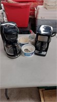 2 used coffee pots