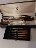 Empire Sheffield, England carving knife set and