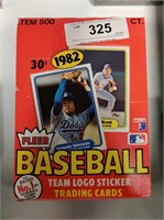 36 Sealed packs 1982  Fleer MLB trading cards