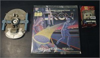 The Story of Tron Picture Book & Toys Lot