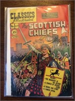Old 10 cent comic book The Scottish Chiefs #67 in