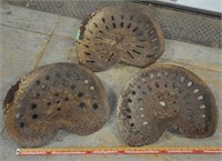 3 vintage tractor seats, see pics