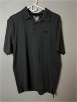 Under Armour Charcoal Gray Polo Shirt