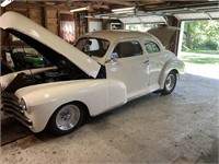 1948 Chevy coupe Hot Rod Resto-Mod, Malibu sub