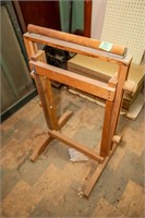 Vintage roller stand, 50–29x19 wood pcs of
