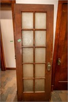 31.5x7' frosted heavy glass door
