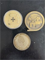 Commemorative Coin lot of 3 Apollo Russian German