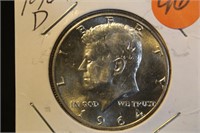 1964-D Kennedy Silver Half Dollar