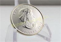 2012 One Troy Ounce .9999 Fine Silver 5 Dollars