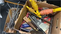 Box of misc tools