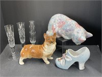 Cat Figurine, Dog Figurine, Shoe Figure, etc.
