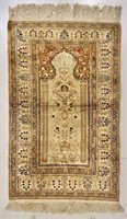 Hand knotted rug, 5'-1" x 2'-10"