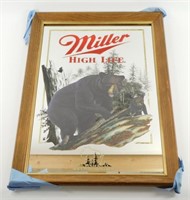 * Miller High Life Beer Mirror - Wisconsin