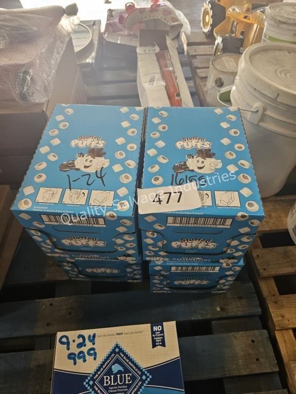 4- boxes stuffed puff marshmallows 1/24