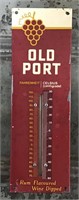 Old Port tin thermometer
