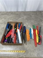 Assortment of kitchen knives