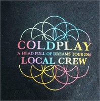 Rock T-Shirt: Coldplay Local Roadie Crew L