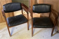 2 mid-century office chairs