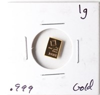 Gold 1g Bar