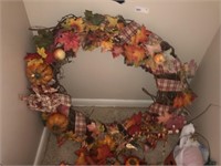 (3) Fall Wreaths & Foilage Stems