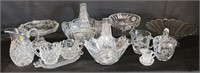 Large Lot of Mikasa & Related Crystal Glass Bowls