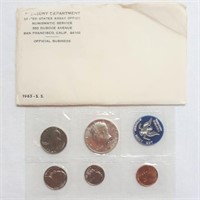 1965 S. S. Opened US Mint Set
