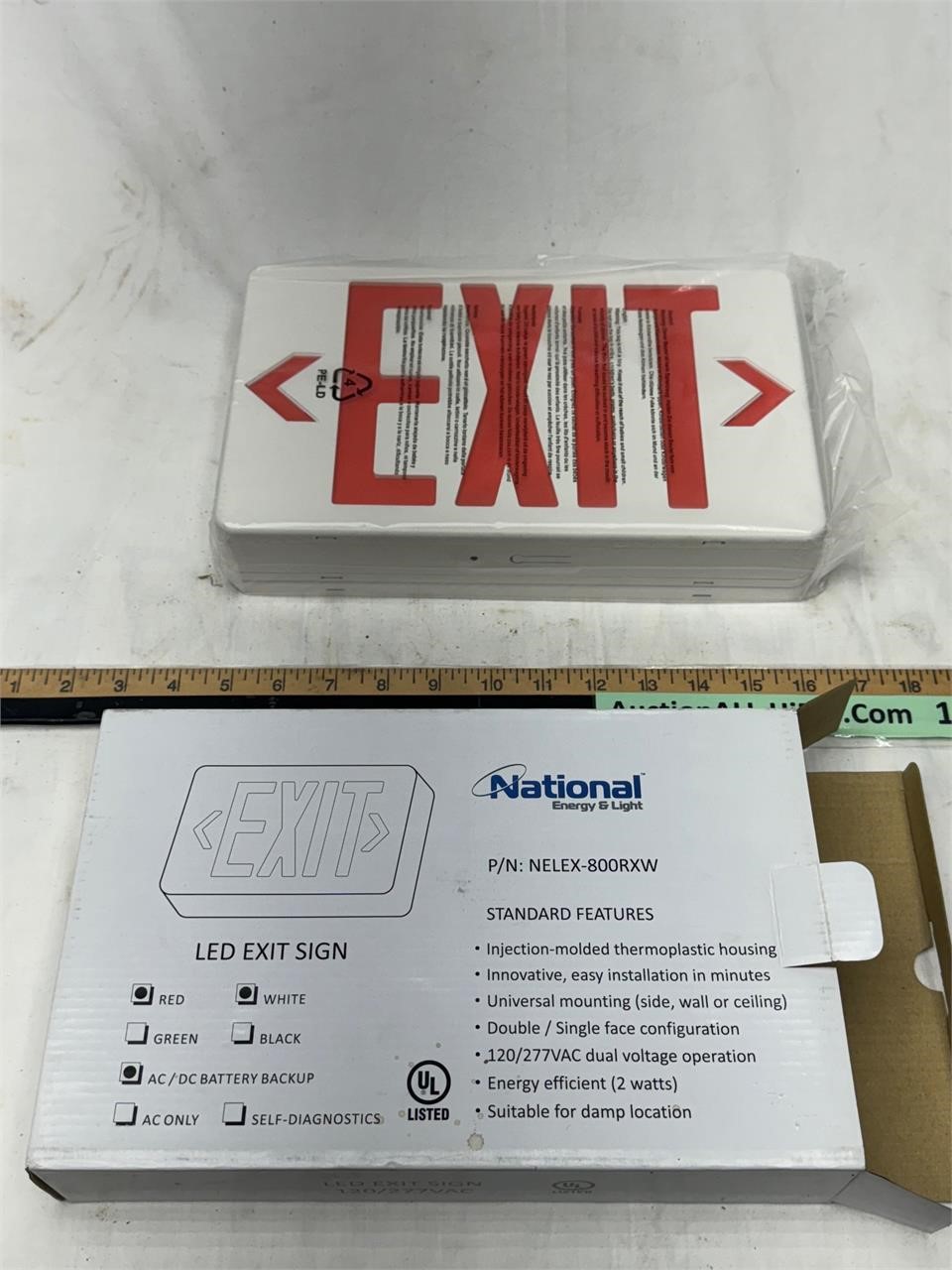 Brand new Exit Sign