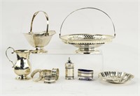 Group of Sterling Silver Table Objects