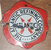 "Atlantic" Single-Sided Porcalain Sign