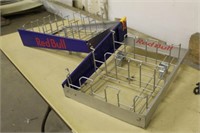 (2) Red Bull Display Racks, Approx 16"x5"x23"