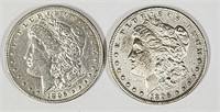 2 Good Date 1896-O Morgan Silver Dollars XF