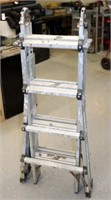 Cosco Folding Aluminum Extension Ladder