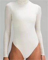 (New) White Ultra-Soft Nulu Turtleneck Bodysuit