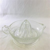 Vintage Glass Handled Orange Juicer