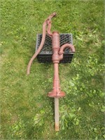VTG 54 INCH CAST IRON HAND WATER PUMP BY MYERS &